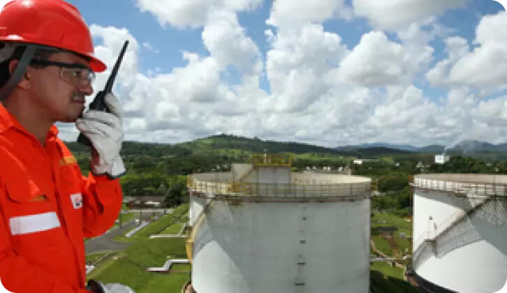 Foto do terminal logístico de Itabuna, da Petrobras.