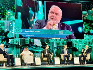 Jean Paul Prates, da Petrobras, em painel do Future Investment Initiative na Arábia Saudita