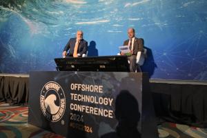 President of Petrobras, Jean Paul Prates, in a panel on energy transition at OTC 2024
