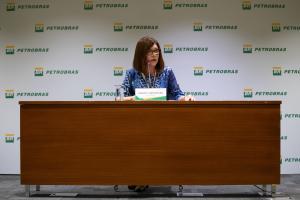 Entrevista coletiva com a presidente da Petrobras, Magda Chambriard, em 27/05/2024, no Edifício Senado (Edisen), no Rio de Janeiro